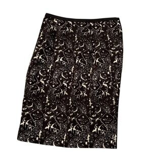 Talbots Damask Print Pencil Skirt‎